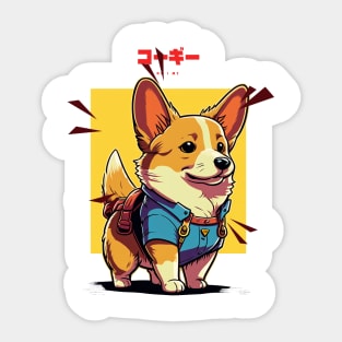 Cute Corgi Sticker